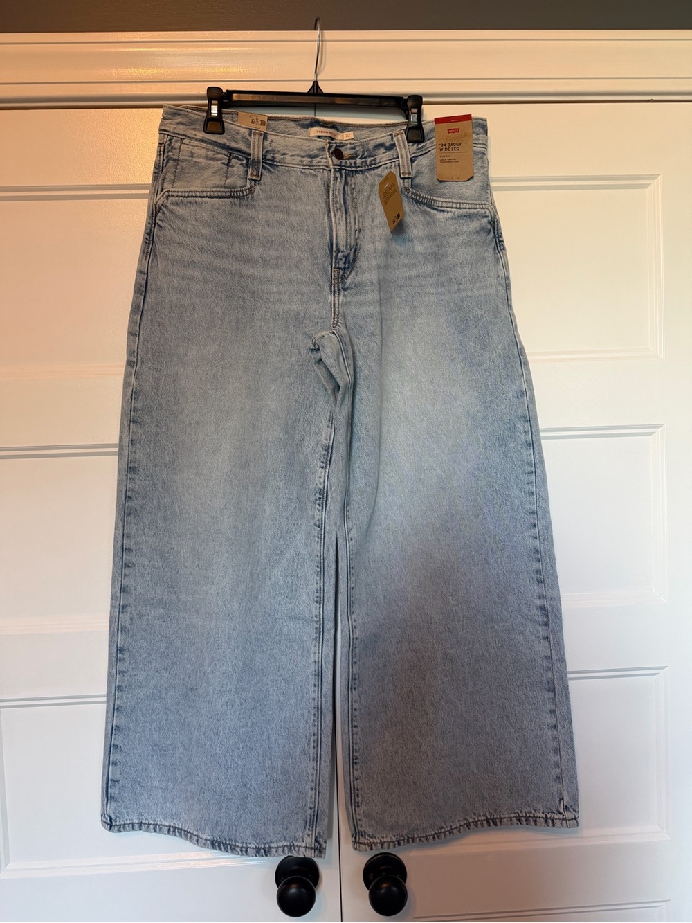 Levi's Light Blue Wide Leg High-Rise Jeans